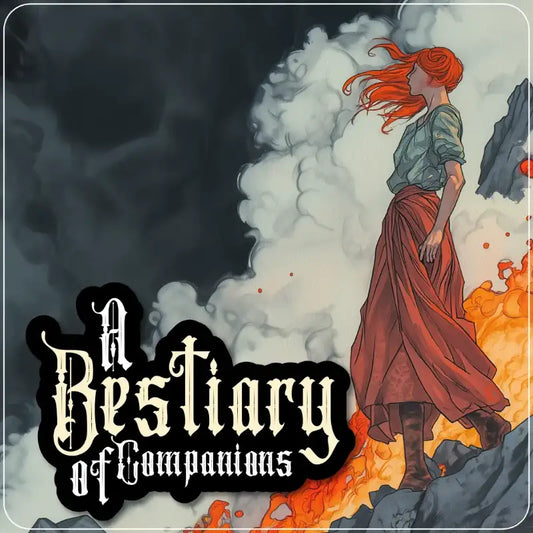 Main banner showcasing the cover of A Bestiary of Companions for 5E. This vibrant dnd 5e books supplement adds over 40 unique dnd companion creatures and adventure hooks to your game. A must-have among dnd books and dnd books 5e, it provides DMs with fresh dnd monsters, thrilling d&d monster abilities, and new dungeons and dragons monsters to enrich any d and d monsters collection. fernflowerpress.com