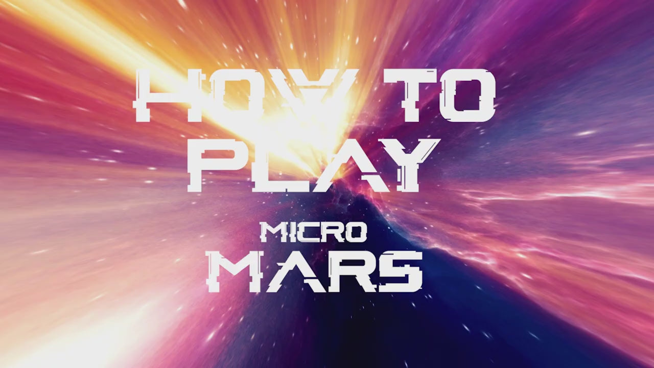 How to play "Micro Mars" – tutorial video explaining the rules, setup, and gameplay for this fast Roll&Write/Print&Play space adventure game for 1–100 players, ages 8 and up. print and play game fernflowerpress.com 